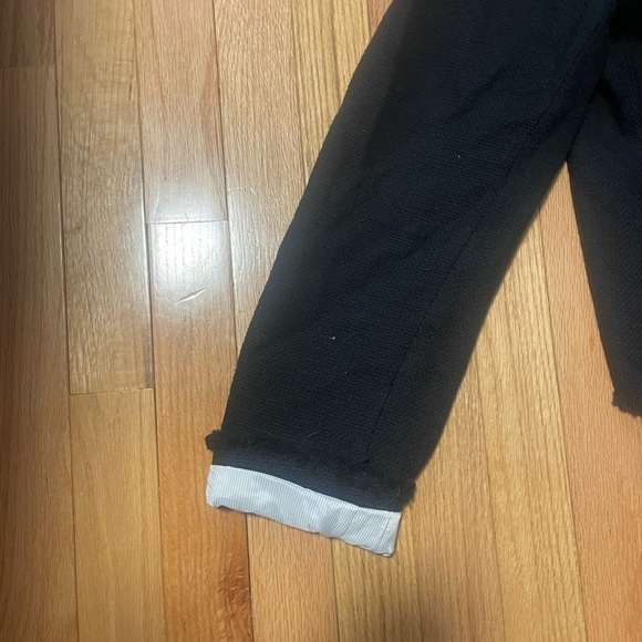 Joie Black Jacket with White Inner Lining Size Large - Picture 5 of 7